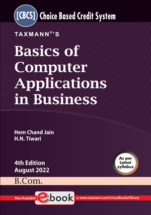 Basics Of Computer Applications In Business By Hem Chand Jain Et Al ...