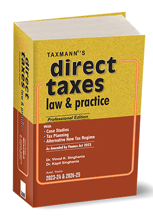 Direct Taxes Law And Practice (DTLP) For AYs 2023-24 & 2024-25 By Vinod ...