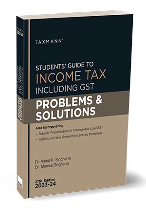 Students' Guide To Income Tax Including GST | Problems & Solutions By ...