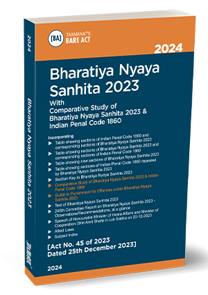 Bharatiya Nyaya Sanhita (BNS) 2023 By Taxmann's Editorial Board ...