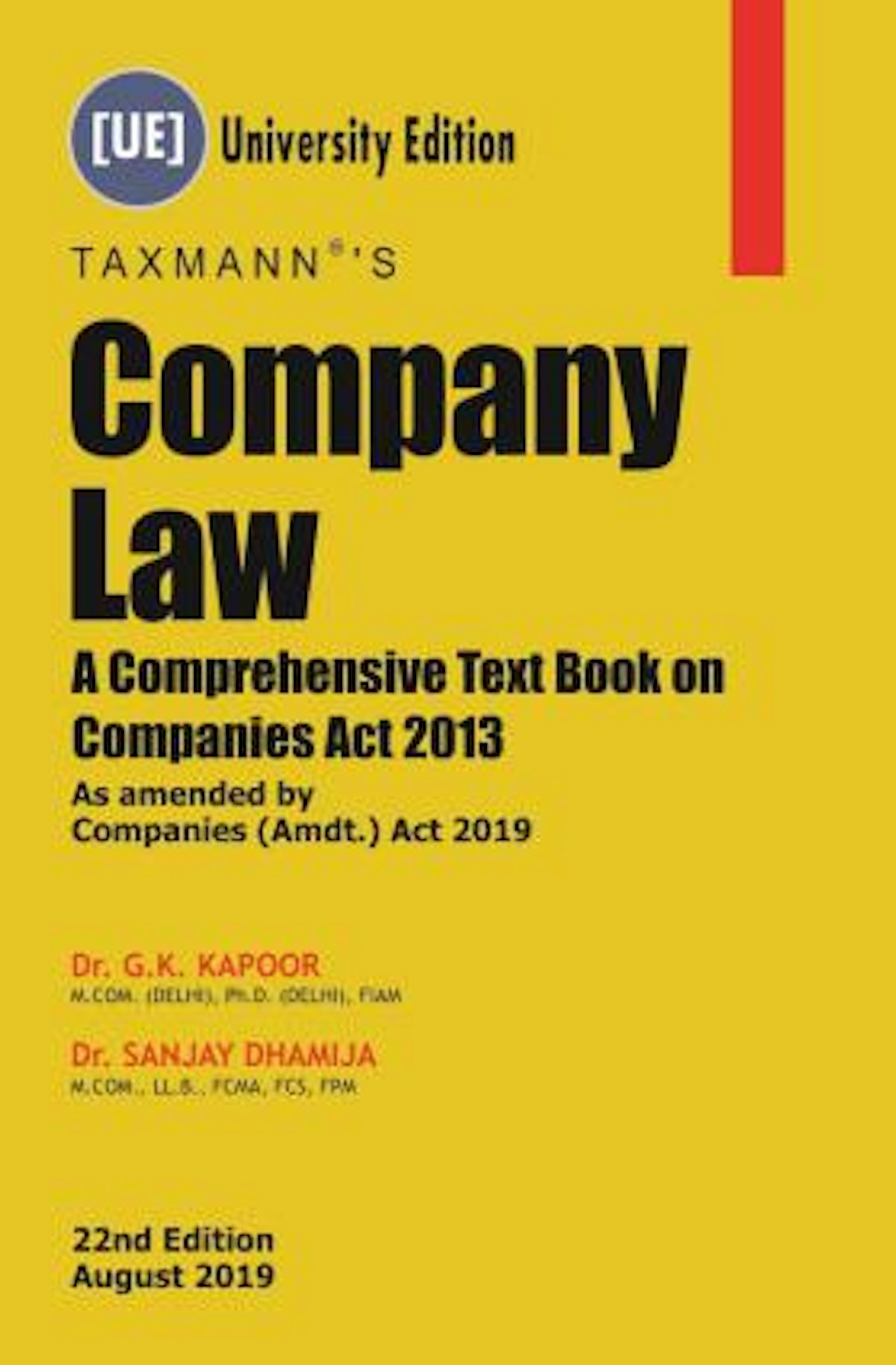 Buy Company Law University Edition Virtual Book By G.K. Kapoor, Sanjay ...