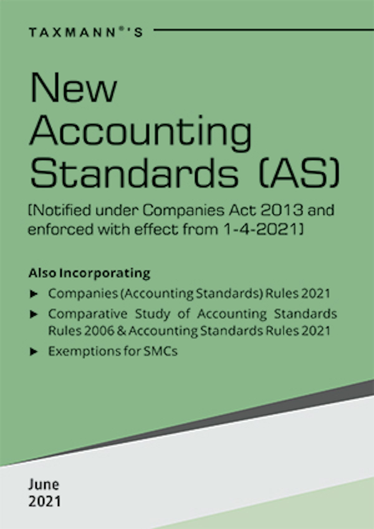 New Accounting Standards issued under Companies (Accounting Standards