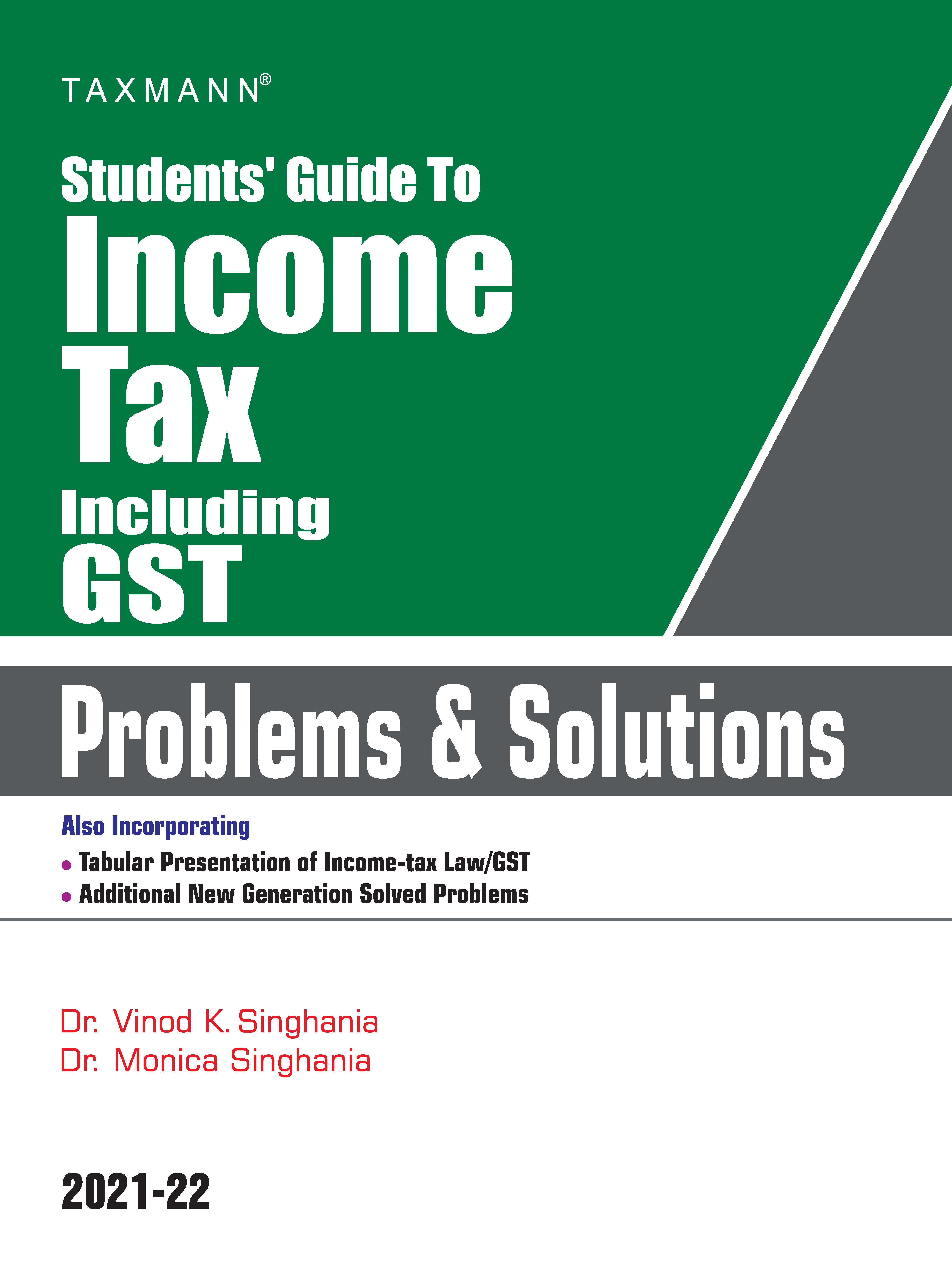 Students' Guide to Tax including GST Problems and Solutions by